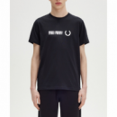 Camiseta Fred Perry Graphic negra