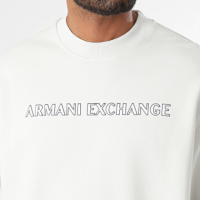 Sudadera ARMANI EXCHANGE Blanca Logo Frontal