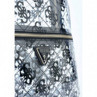 Tuana Large Tote Black Logo  GUESS