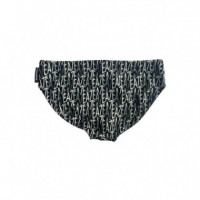 Slip Beachwear Fancy Black Monogram AF13  EA7 EMPORIO ARMANI 7