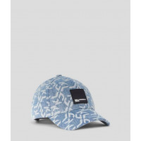 Klj Monogram Cotton Cap Monogram Blue  KARL LAGERFELD