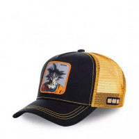 Gorra Caps Lab Goku CL-DBZ-3-GOKB Negro-amarillo  CAPSLAB