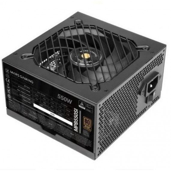 MARS GAMING FUENTE DE ALIMENTACION  MPB550SI/ 550W 80PLUS BRONZE