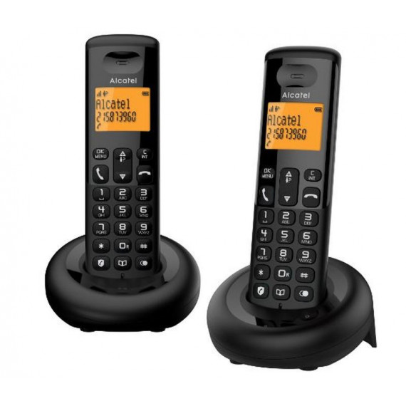 ALCATEL TELEFONO INALAMBRICO DEC E160 DUA NEGRO