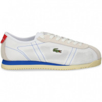 Pespuntes Cielo Deportivo Malla Blanco  LACOSTE