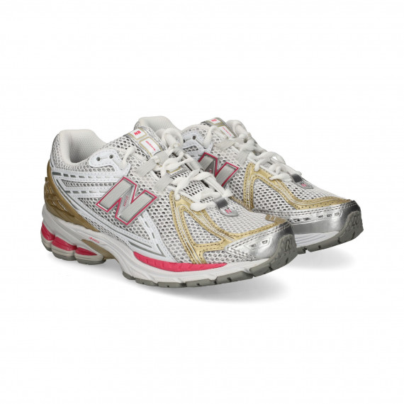 Deportivo Malla Oro+blanco  NEW BALANCE