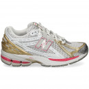 Deportivo Malla Oro+blanco  NEW BALANCE