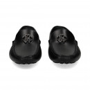 Mocasin Logo Empeine Piel Negro  ROBERTO CAVALLI