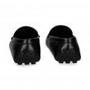 Mocasin Logo Empeine Piel Negro  ROBERTO CAVALLI