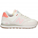 Deportivo Textil+ante Rosa+blanco  NEW BALANCE
