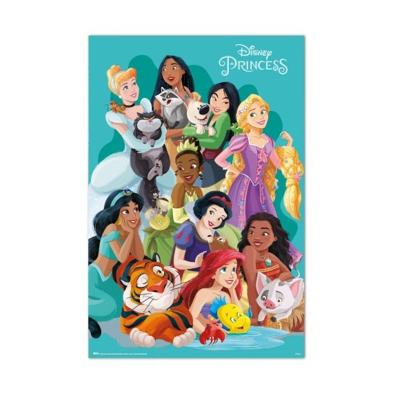 Poster Princesas Disney y sus Mascotas (GPE5963)  GRUPO ERIK
