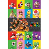 Poster Super mario personajes (PP2402577)