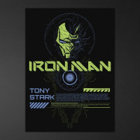 Poster Iron man Marvel Luminiscente