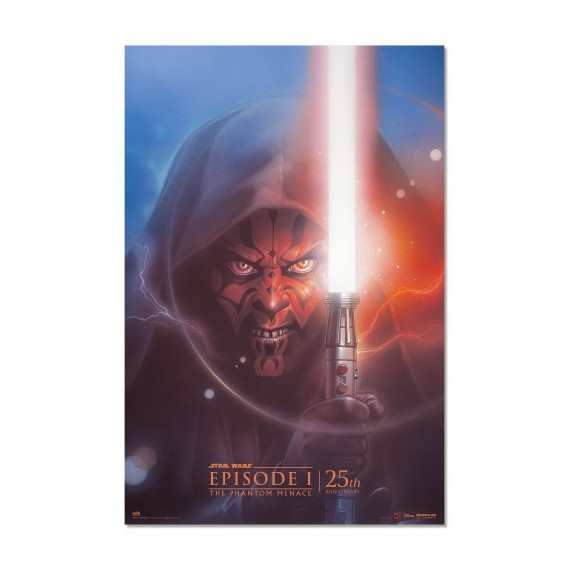 Poster Star Wars Episodio 1 la Amenaza Fantasma 25 Aniversario (GPE5901)  GRUPO ERIK