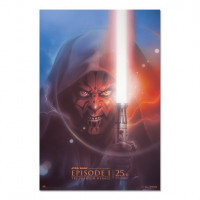 Poster Star Wars Episodio 1 la Amenaza Fantasma 25 Aniversario (GPE5901)  GRUPO ERIK
