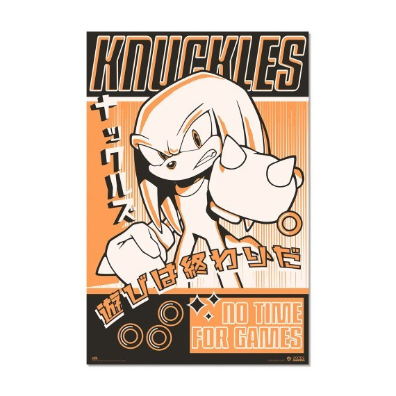 Poster Knuckles Sonic (GPE5889)  GRUPO ERIK