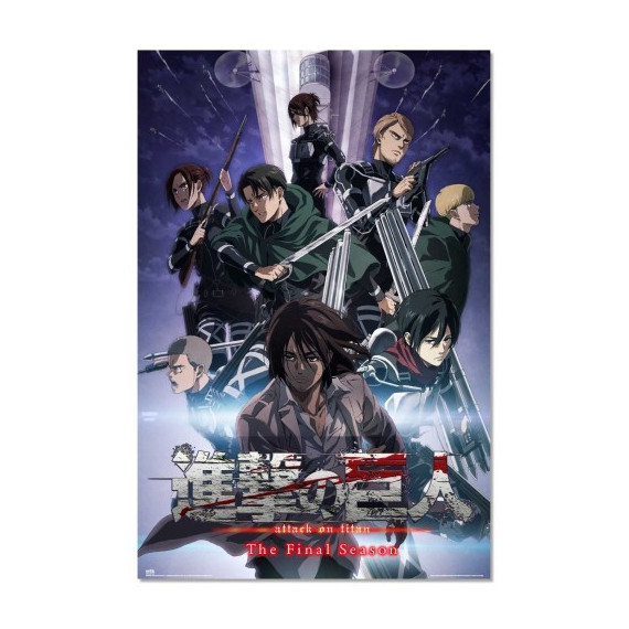 Poster Ataque a los Titanes Shingeki No Kyojin Temporada Final (GPE5833)  GRUPO ERIK