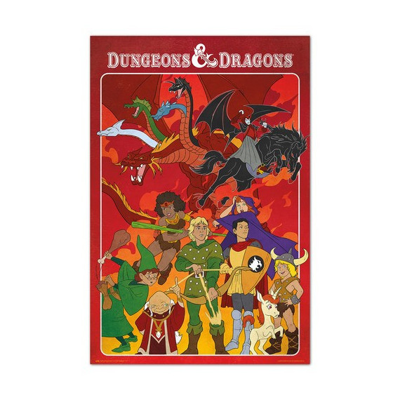 Poster Dragones y Mazmorras la Serie Animada (GPE5737)  GRUPO ERIK