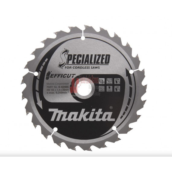 Disco Makita Widia 165x20x25t B-62985