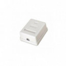 ROSETA DE PARED AISENS RJ45 CAT.6 UTP 1 TOMA WHITE