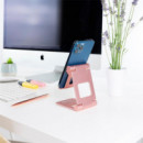 SOPORTE TOOQ SOBREMESA PARA SMARTPHONE/TABLET REGULABLE HASTA 10" ROSE