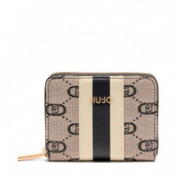 Cartera con Cremallera en Jacquard  LIU JO