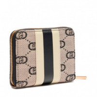 Cartera con Cremallera en Jacquard  LIU JO