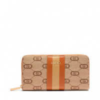 Cartera de Jacquard con Cremallera Alrededor  LIU JO