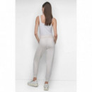 Pantalón Chándal con Cordón Logo Bicolor de DKNY