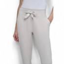 Pantalón Chándal con Cordón Logo Bicolor de DKNY