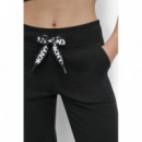 Pantalón Chándal con Cordón Logo Bicolor de DKNY