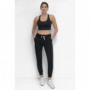 Pantalón Chándal con Cordón Logo Bicolor de DKNY