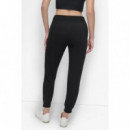 Pantalón Chándal con Cordón Logo Bicolor de DKNY