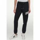 Pantalón Chándal Relaxed-fit con Logo de DKNY