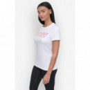 Camiseta con Logo Ombre de DKNY