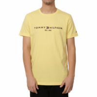 Camiseta TOMMY HILFIGER Logo Bordado Amarilla