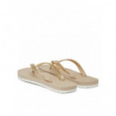 Thong+ Tpu Metallic Eggshell/bright Whit  CALVIN KLEIN