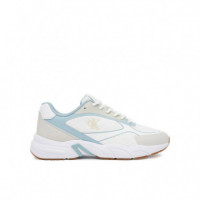 Retro Tennis Knit Mg Bright White/silver  CALVIN KLEIN