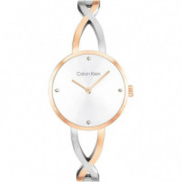 Reloj Sculpted Embrace Plateado  CALVIN KLEIN