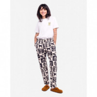 Pantalones Pantalón OLOW Hatha Tamar Bicolore