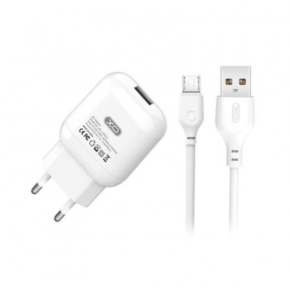 Pack Cargador Corriente L37 2.1A + Cable Micro USB XO