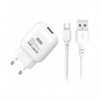 Pack Cargador Corriente L37 2.1A + Cable Tipo C XO