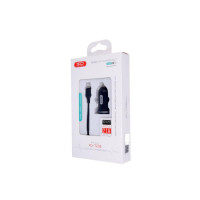 Pack Cargador Mechero 2.1A + Cable Tipo Lightning TZ08 XO