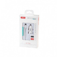 Pack Cargador Mechero 2.1A + Cable Tipo Micro USB TZ08 XO