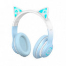Auriculares Diadema BLUETOOTH Cats BE38 Azul XO