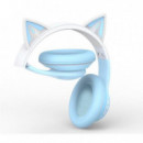 Auriculares Diadema BLUETOOTH Cats BE38 Azul XO