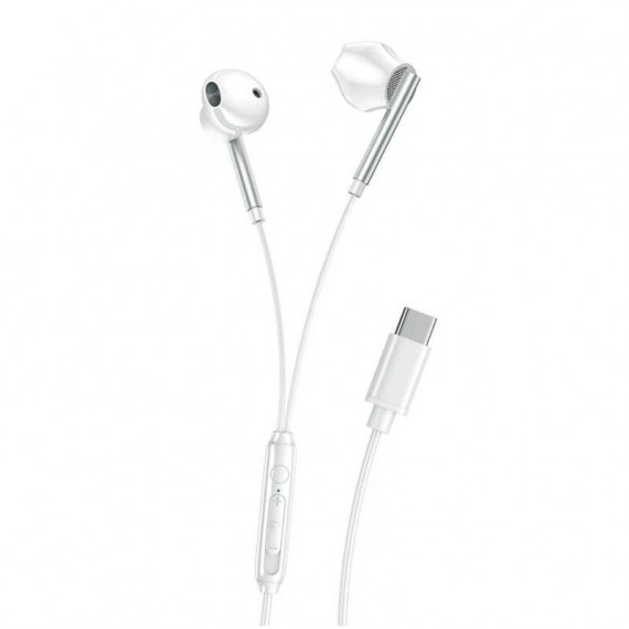 Auriculares con Cable Tipo C EP66 Blanco XO