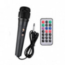 Altavoz Karaoke BLUETOOTH 10W F51 con Rgb y Microfono Negro XO