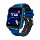 Smartwatch Kids 4G con Entretenimiento y Juegos Azul XO