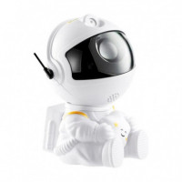 Lampara Proyector Astronauta CF4 Blanco XO